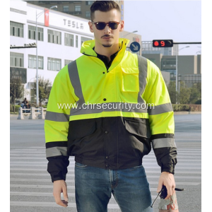 Waterproof reflective safety jacket